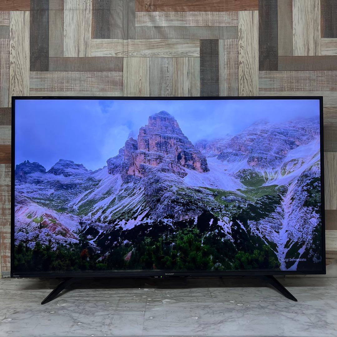 即日受渡❣️全国送料込シャープ50V型液晶 テレビ AQUOS 2番組同時録画可