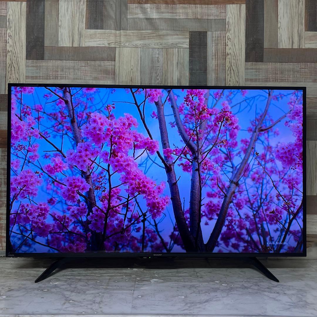 即日受渡❣️全国送料込シャープ50V型液晶 テレビ AQUOS 2番組同時録画可