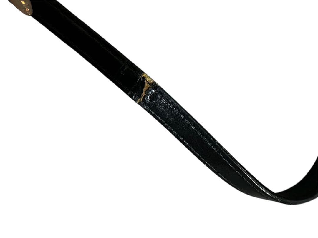 YSL ブラック キルティング ショルダーバッグ