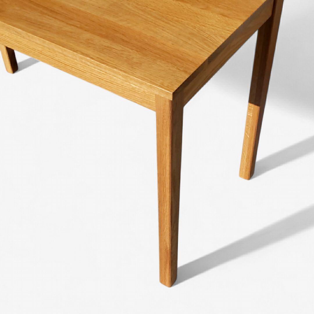 希少 廃盤 無印良品 無垢材デスク 引出付 オーク材 幅110cm 天然木