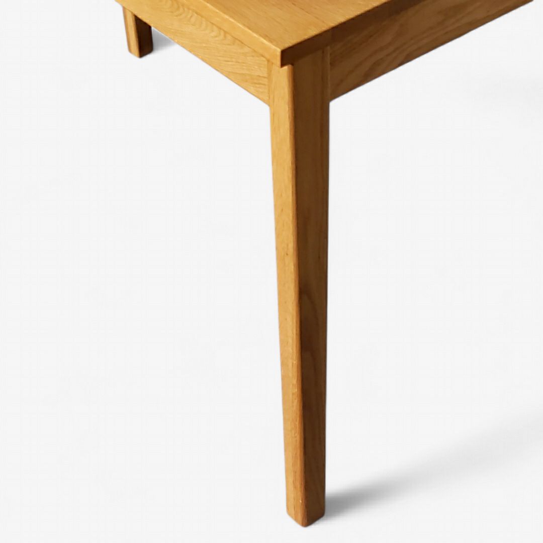 希少 廃盤 無印良品 無垢材デスク 引出付 オーク材 幅110cm 天然木