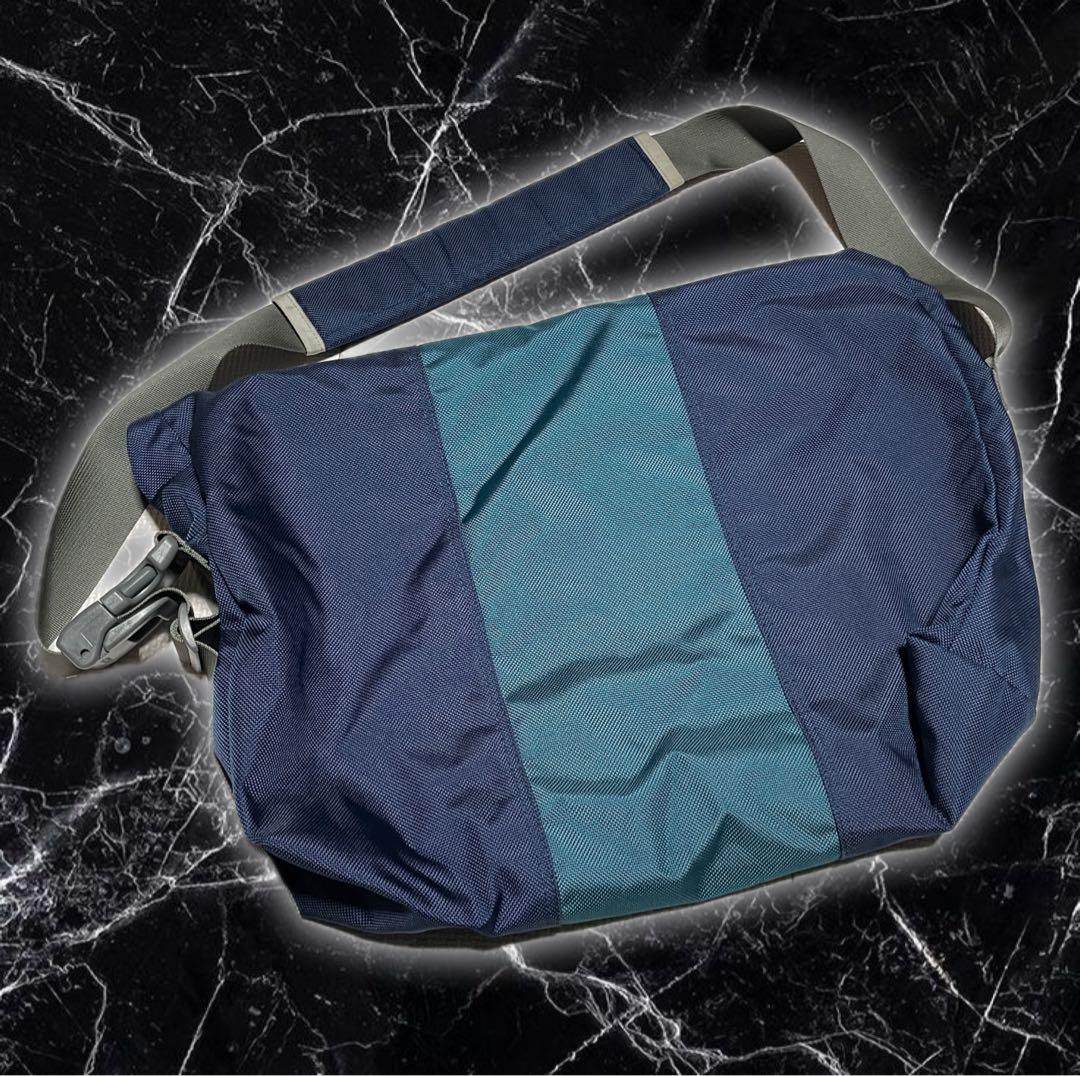 00s TIMBUK2 メッセンジャーバッグ ネイビー Y2K ワンショルダー