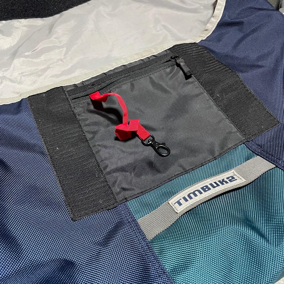 00s TIMBUK2 メッセンジャーバッグ ネイビー Y2K ワンショルダー