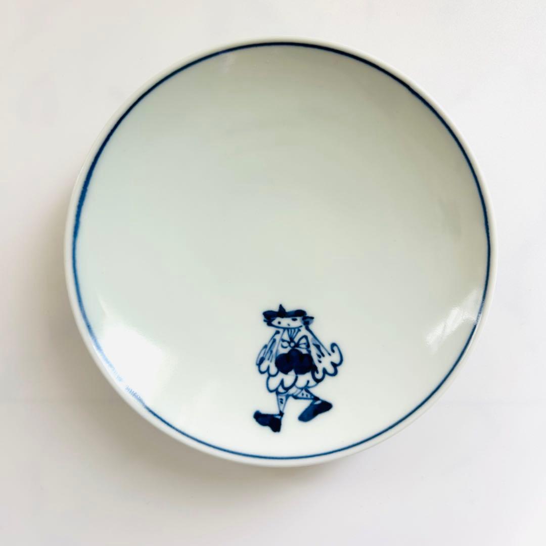 有田焼 しん窯 青花 南蛮人絵変り 小鉢＆銘々皿 各5客セット 未使用