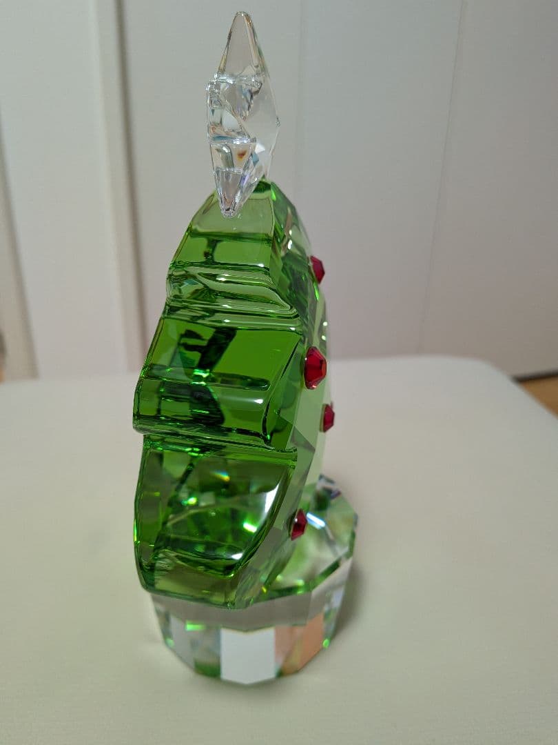 スワロフスキー　クリスマスツリー　大サイズ　高さ約18cm