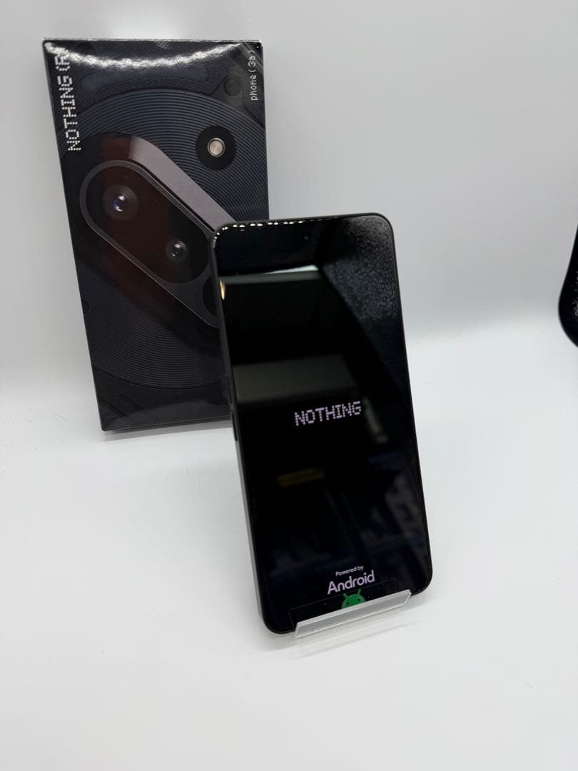 【極美品】Nothing phone 3a ブラック128GB 付属品完備！