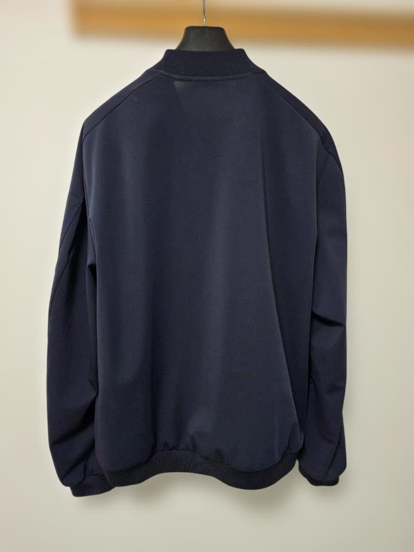 【美品】クロスクローゼット　マットツイスト ダブルジャージ ネイビー　Lサイズ