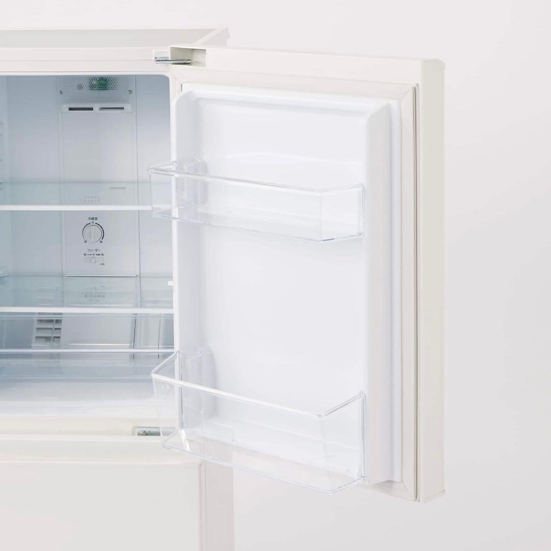 2ドア冷蔵庫・冷凍庫 無印良品　MJ-R13B オフホワイト