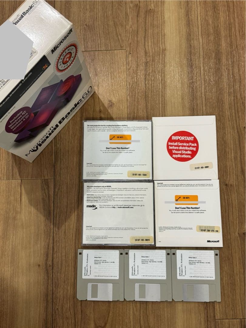 Windowsデスクトップ Microsoft Visual Basic 6.0 & Win NT 4.0