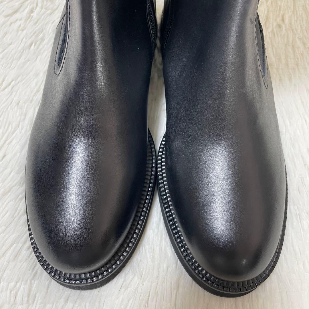 新品未使用品✨定価5万　ナポレオーニ　イタリア製　ロングブーツ　本革　22.5