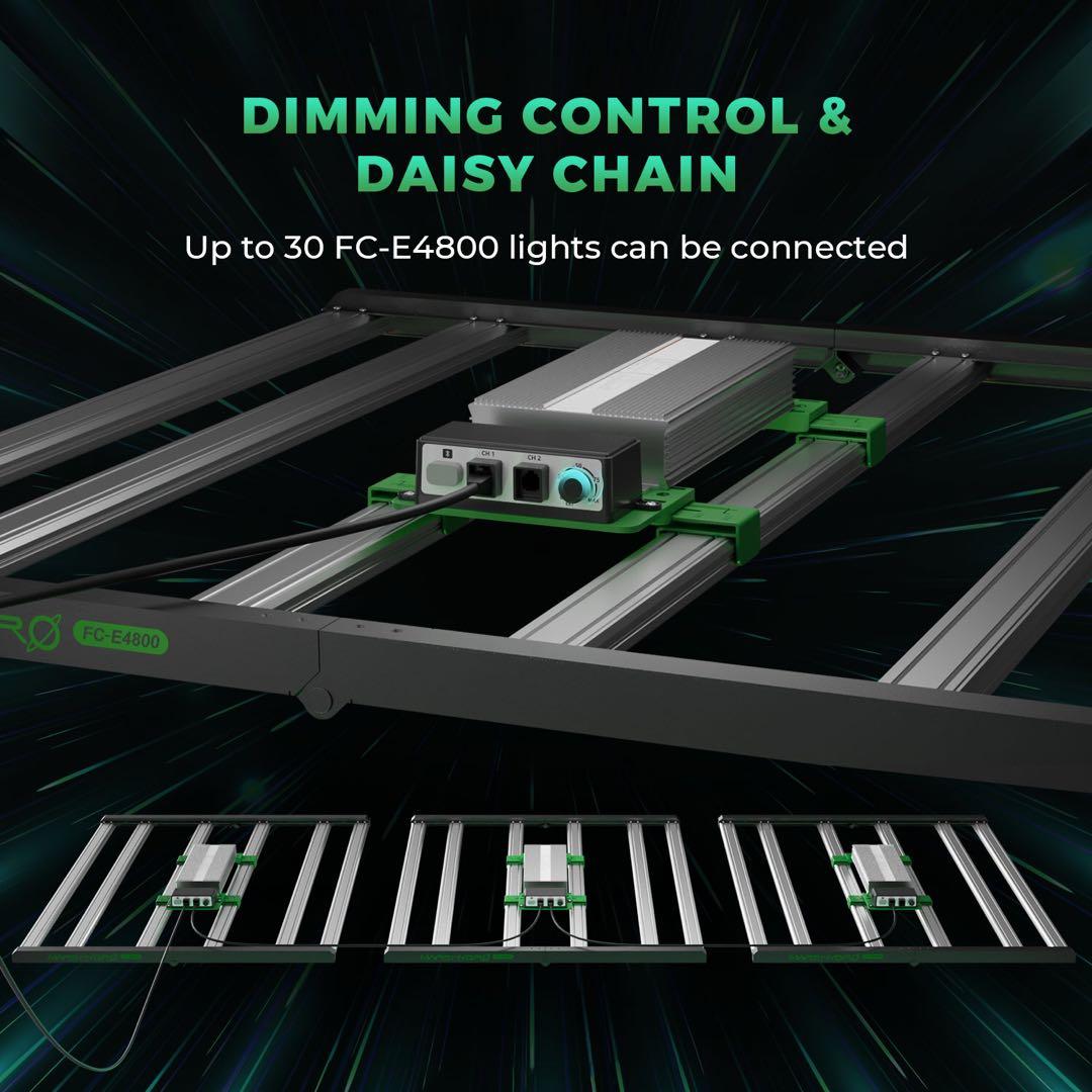 Mars Hydro⭐️FC-E4800W植物育成スマートLEDライト⭐️APP制御