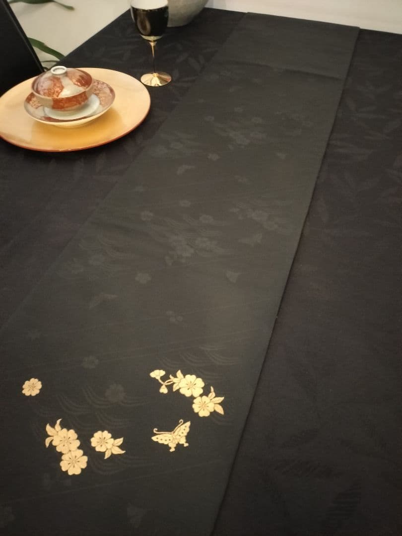 A916★逸品‼️全通帯‼️ひな祭り‼️袋帯正絹テーブルランナー2m13cm