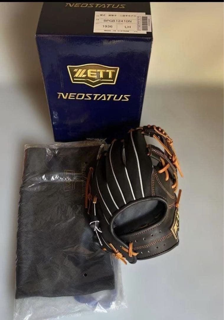 硬式グラブ ネオステイタスVL 二塁手・遊撃手用 サイズ:4