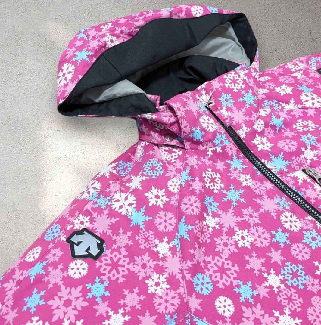 【美品】DESCENTE ヒートナビ スキーウェア 140cm