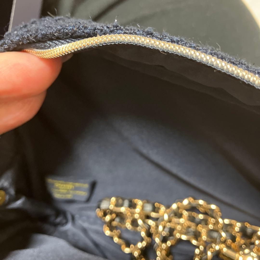 新品！CHANEL BEAUTE ネイビー ポーチ