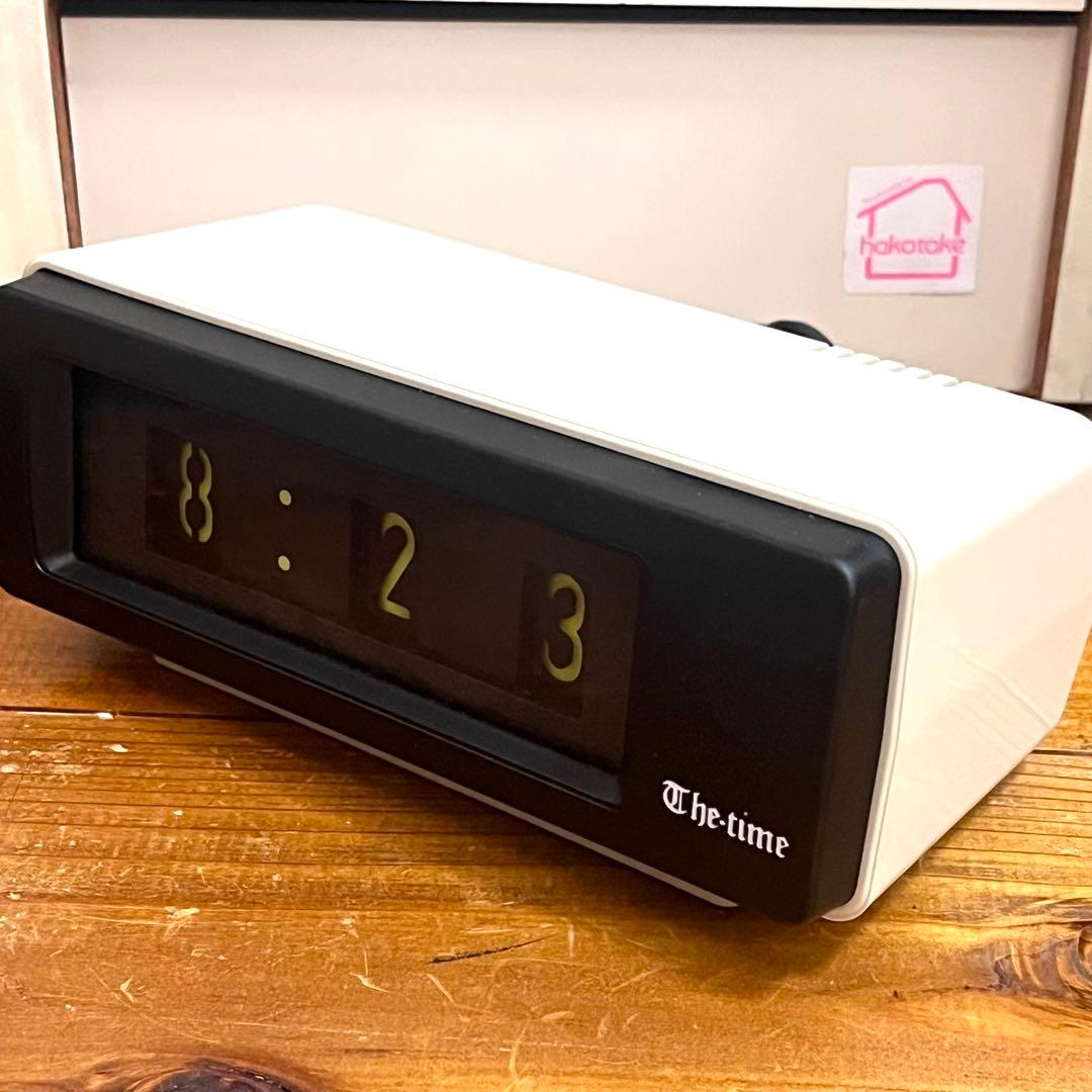 NEOX 置き時計 横回転式 昭和レトロ ビンテージ