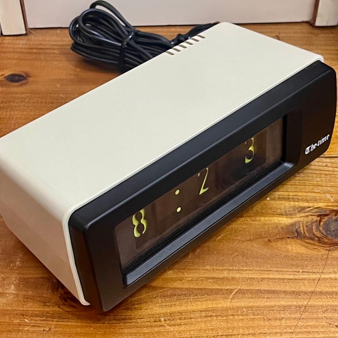 NEOX 置き時計 横回転式 昭和レトロ ビンテージ