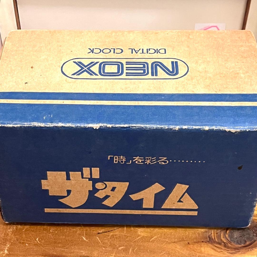NEOX 置き時計 横回転式 昭和レトロ ビンテージ