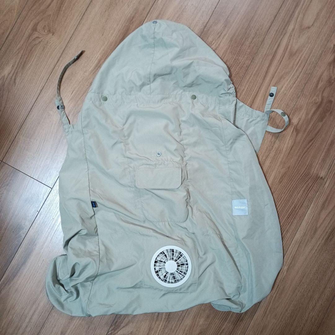 空調ベビーケープ バッテリーセット　ダッドウェイ ベビーホッパー （ライトモス