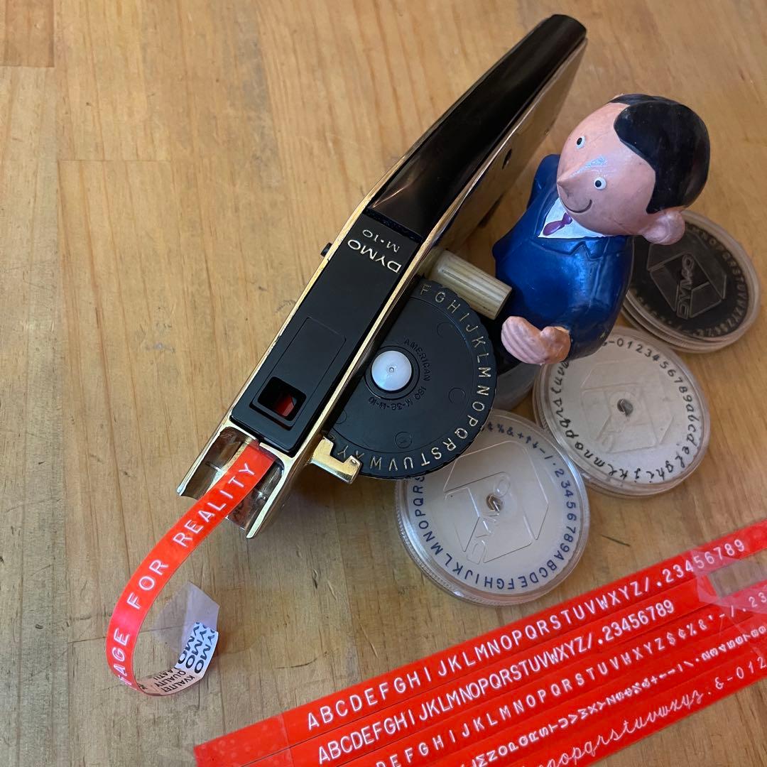 ■製品保証■【筆記体】 ダイモ M-10 GOLD限定品 DYMO 182-5