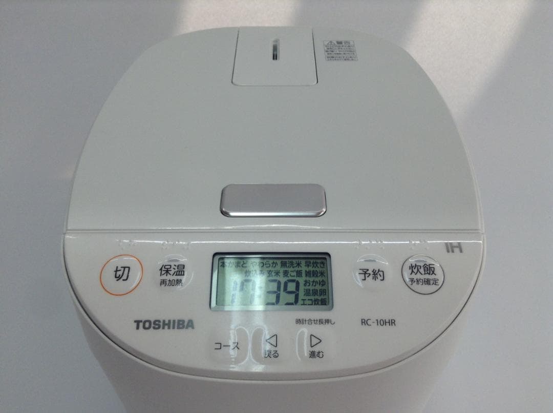 TOSHIBA IHジャー炊飯器 RC-10HR 24年製 使用回数2.3回
