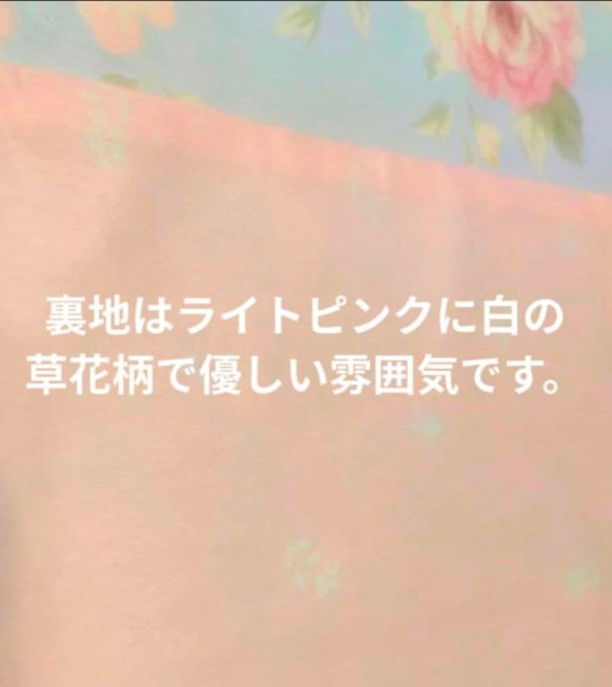 新品★水色薔薇小花リボンレース柄綿100%シングル掛け布団カバー1枚枕カバー2枚