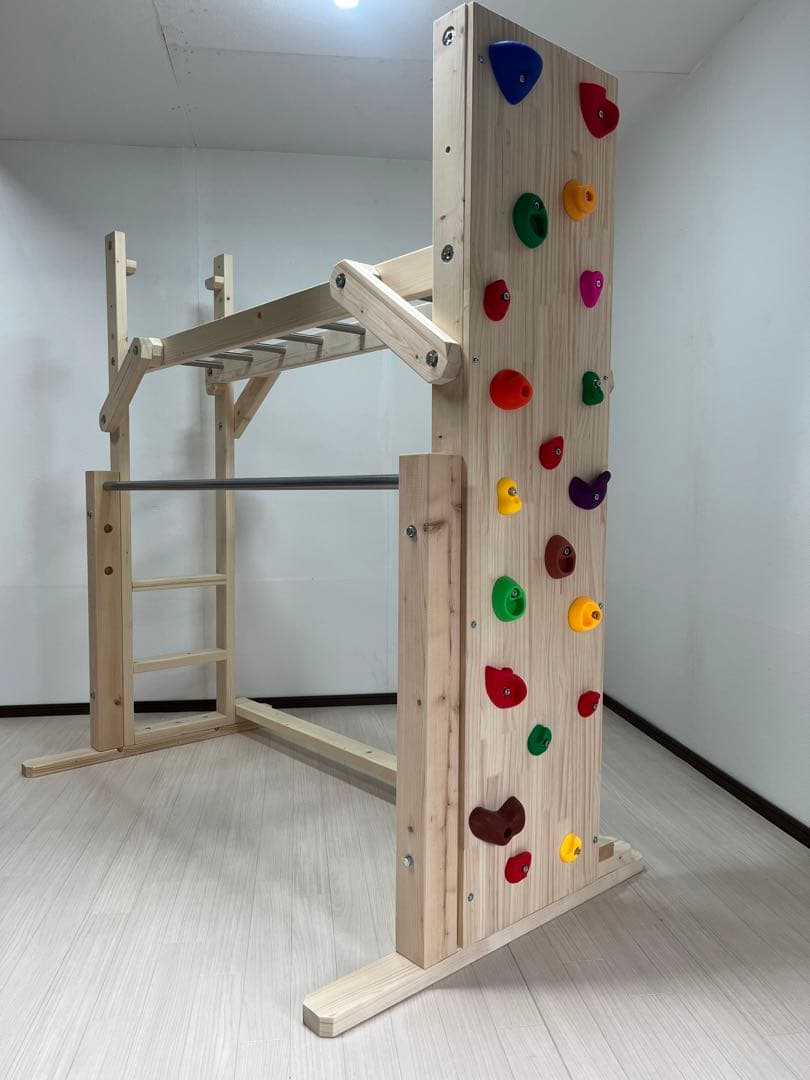 ベティ様　完成写真　うんていタイプC 2段階　ステンレス　ボルダリング　鉄棒