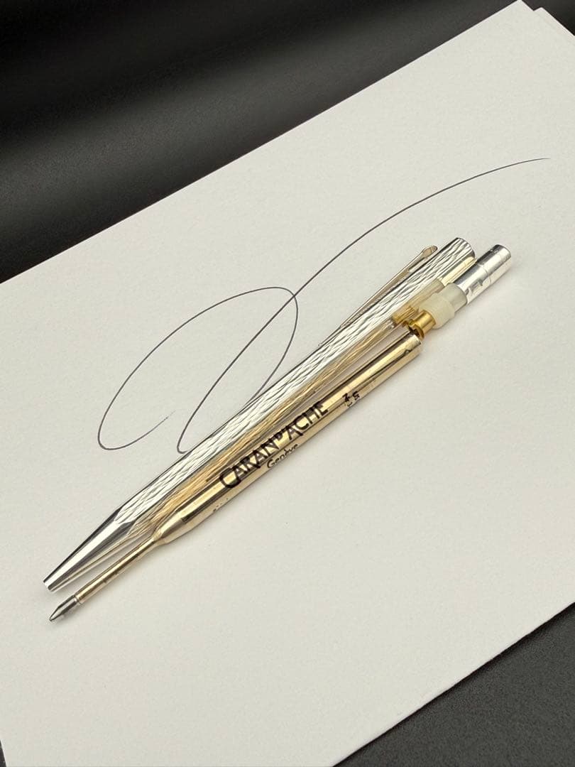 カランダッシュ　エクリドール　ベネシアン　銀張り　刻印あり　美品