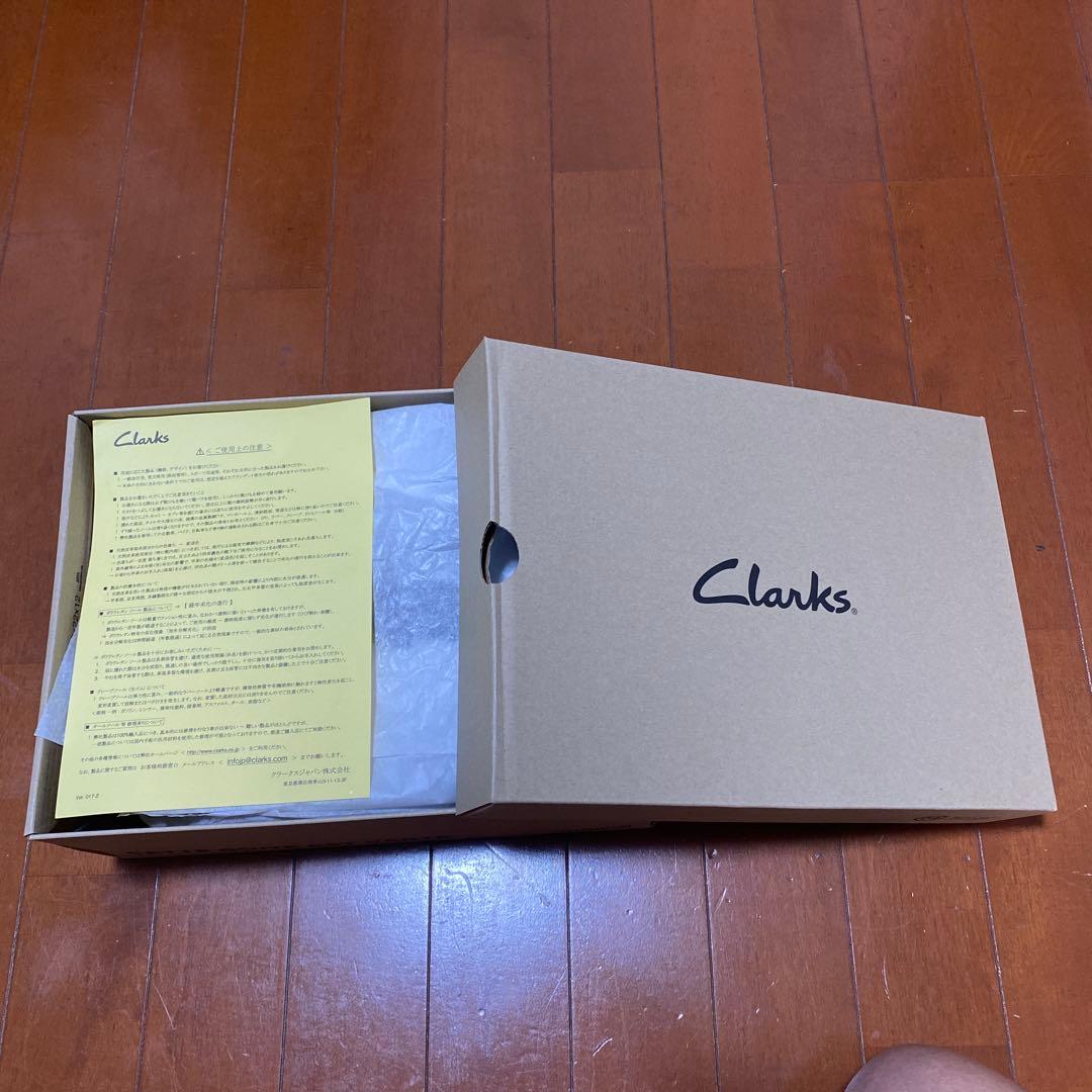 クラークスワラビーEVOウォータープルーフ ブラックUK7 1/2(25.5㎝)