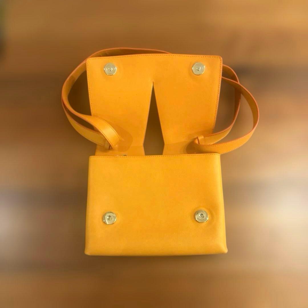 【美品】JIL SANDER ジルサンダー　バッグ　オレンジ