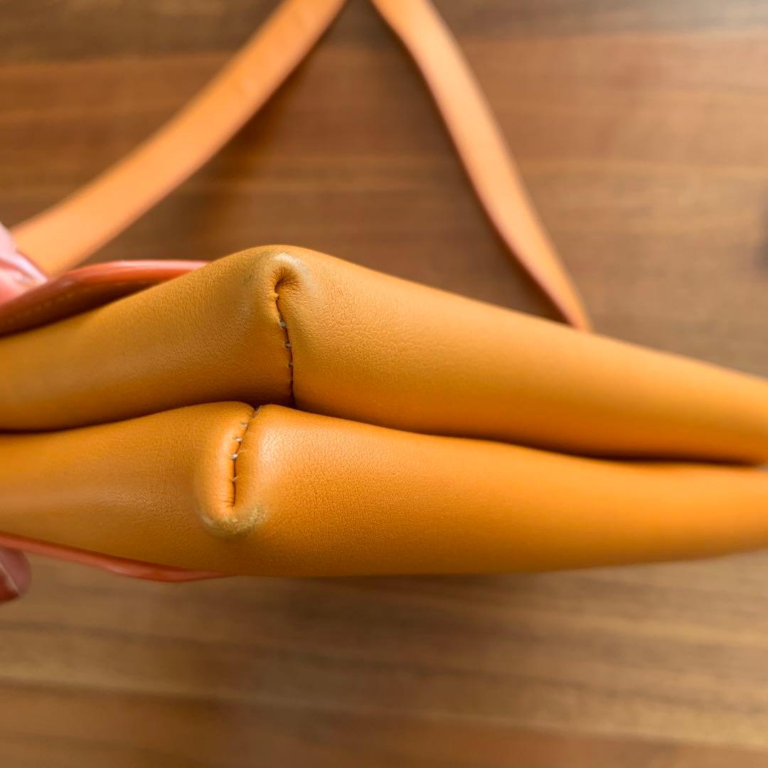 【美品】JIL SANDER ジルサンダー　バッグ　オレンジ