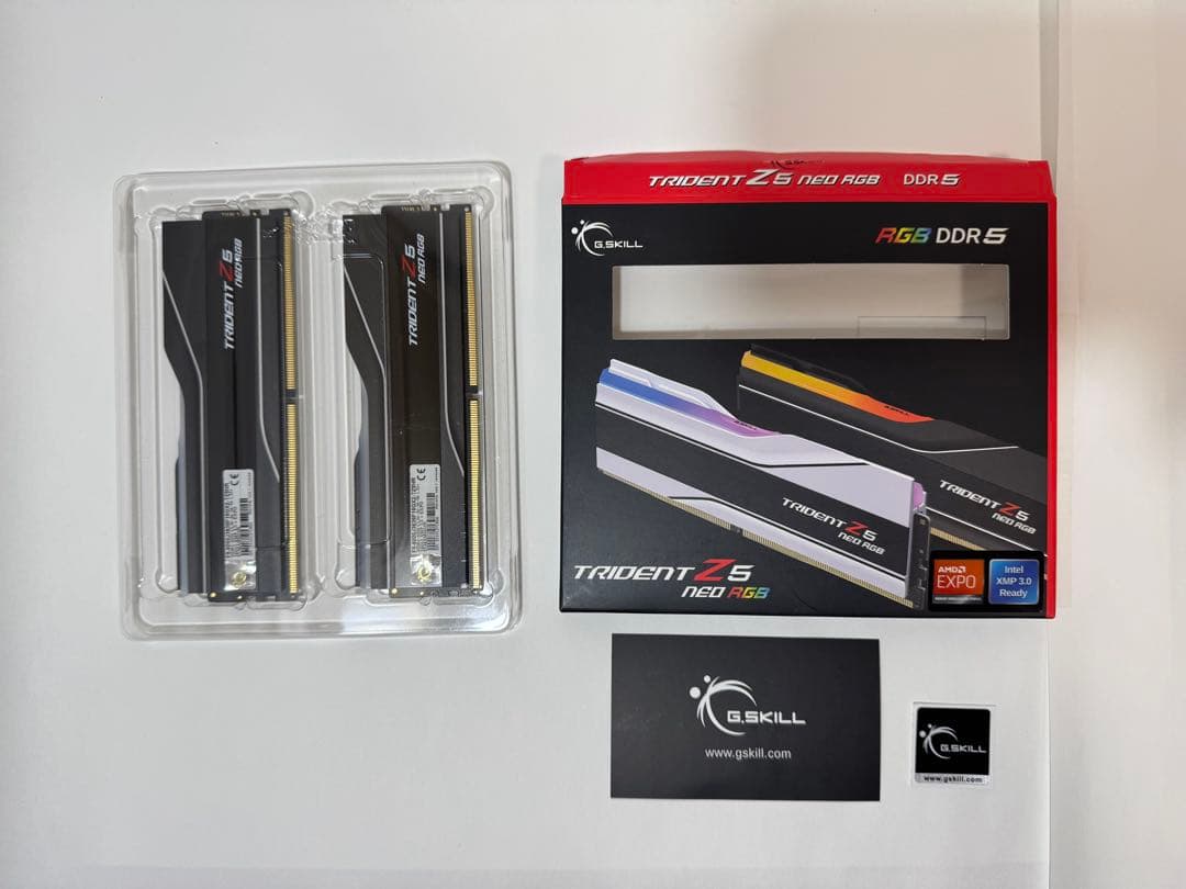 【MEM】G.SKILL DDR5 32GB RGB(16GBx2)【中古】