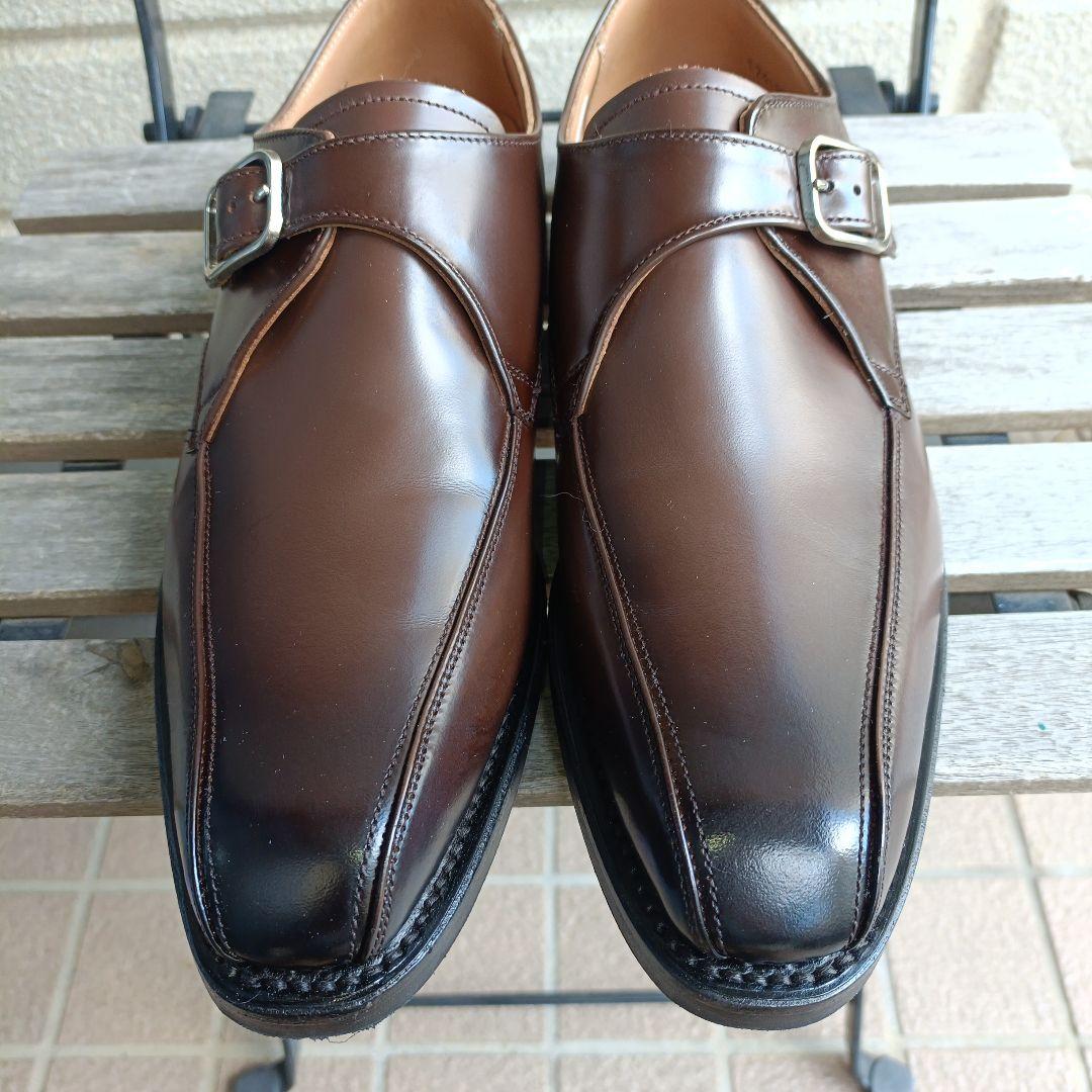 【 REGAL 】シングルモンクストラップ ビジネスシューズ