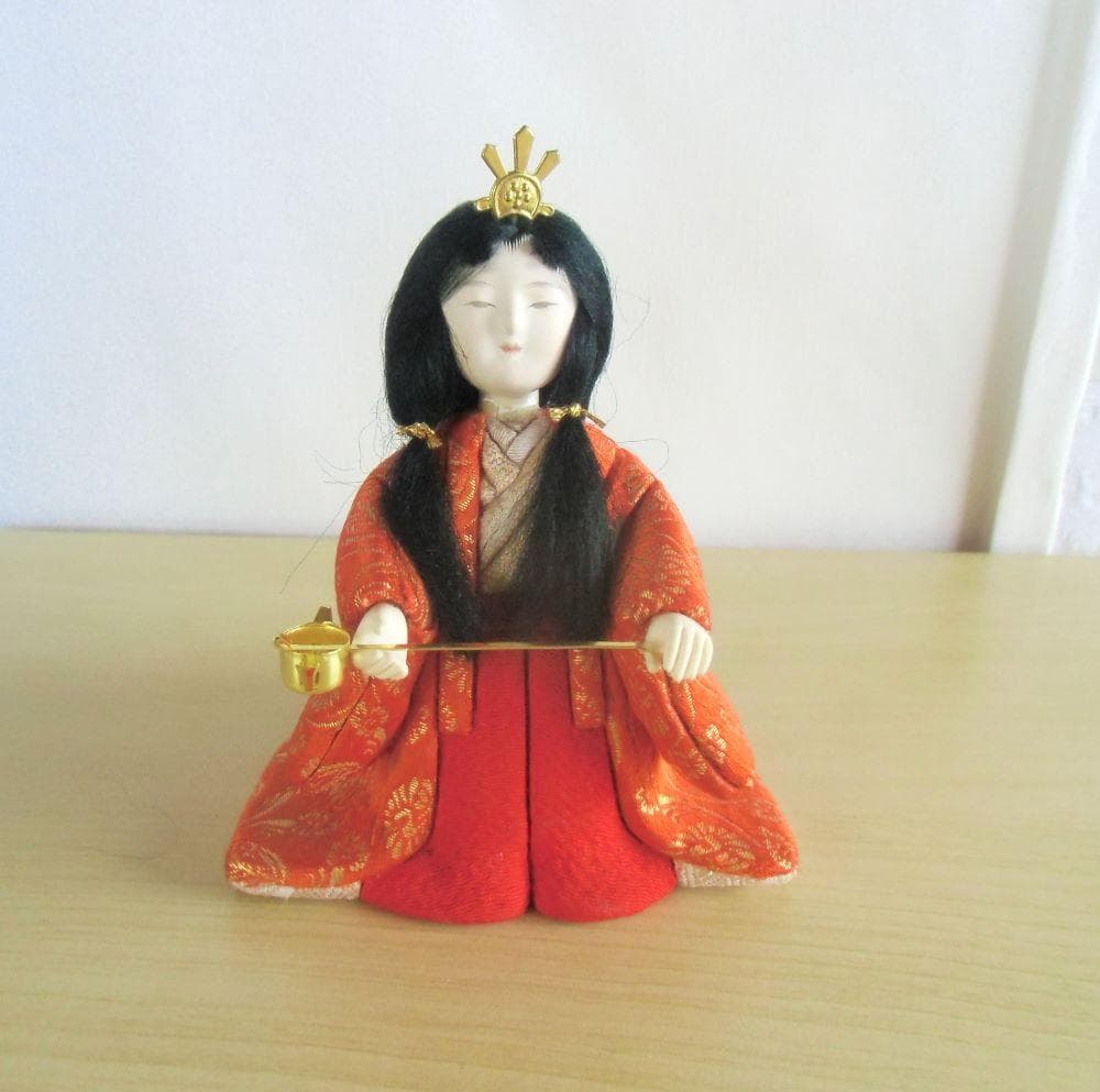 ひな人形　木目込人形　2段飾り　親王　三人官女