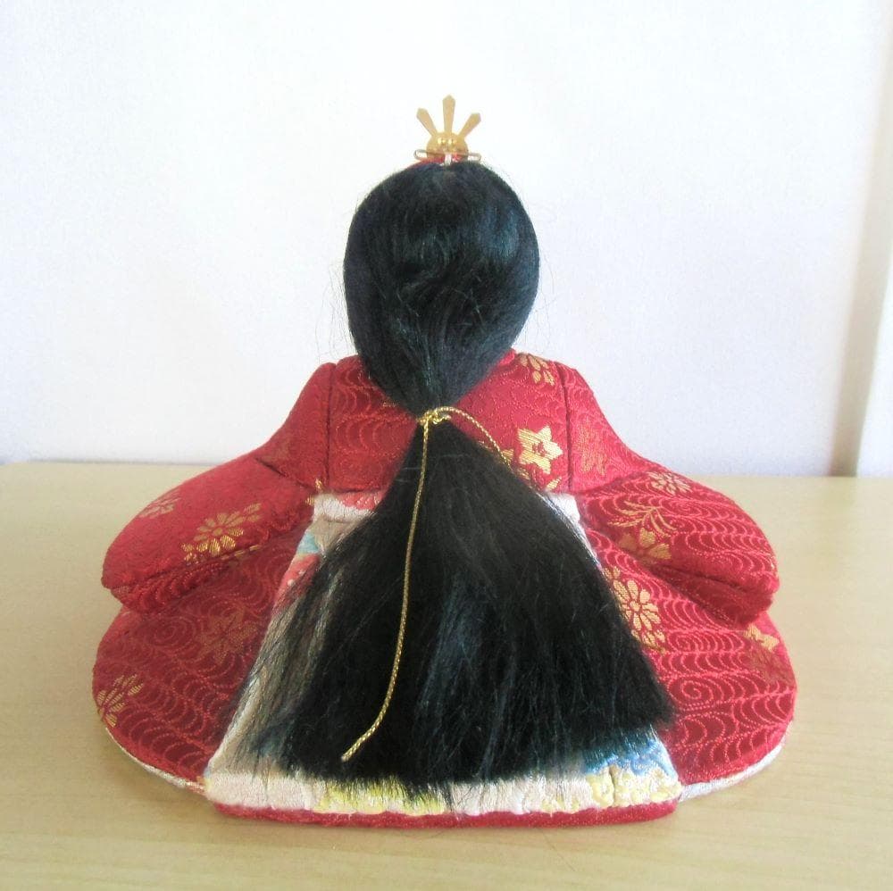 ひな人形　木目込人形　2段飾り　親王　三人官女