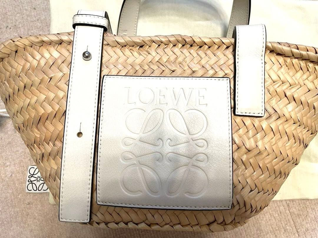 【美品】【正規品】LOEWE ロエベ かごバッグ スモール