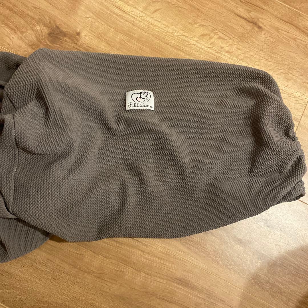 【美品】ピキママ　pikimama スリング　抱っこひも　グレー