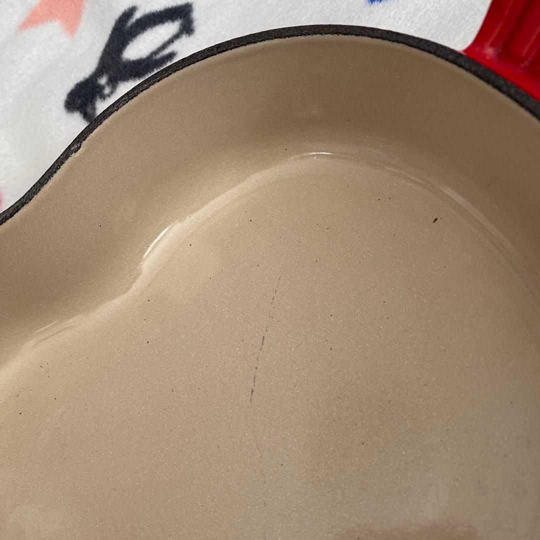 LE CREUSET ダムールディッシュ チェリーレッド