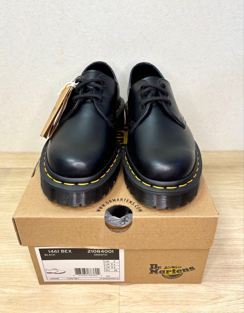 ドクターマーチン 21084001 1461 BEX 3ホール 本革 22cm