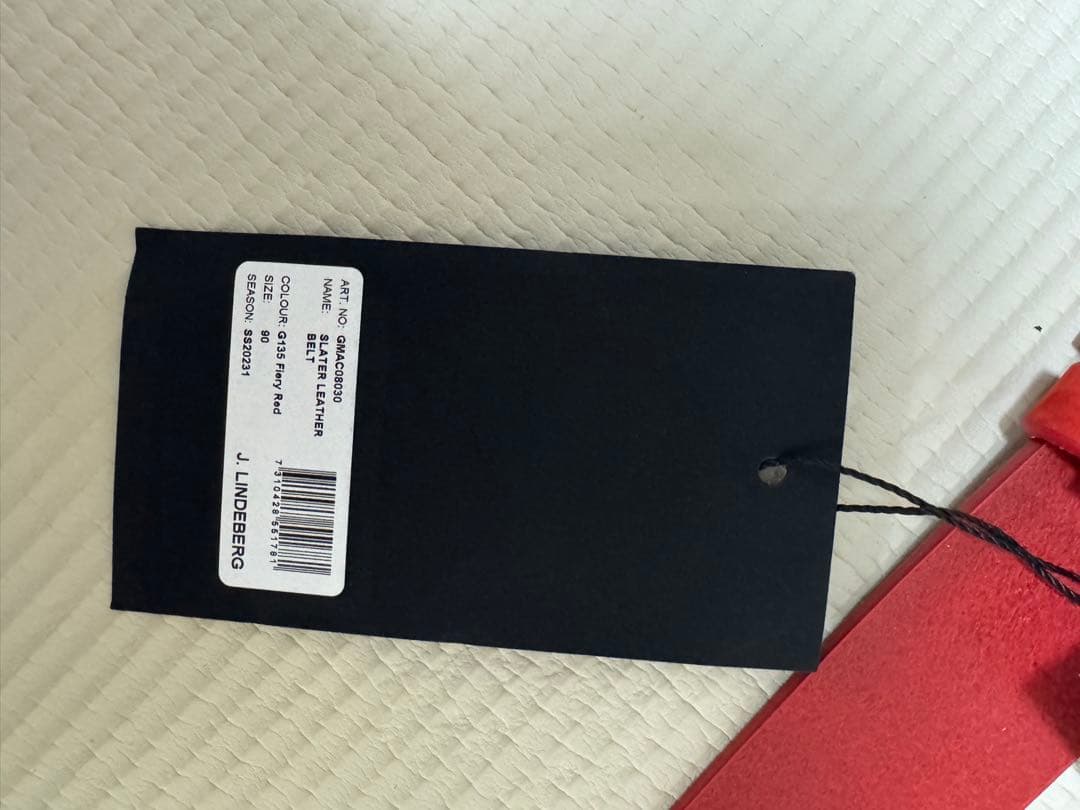 J.LINDEBERG ベルト サイズ90