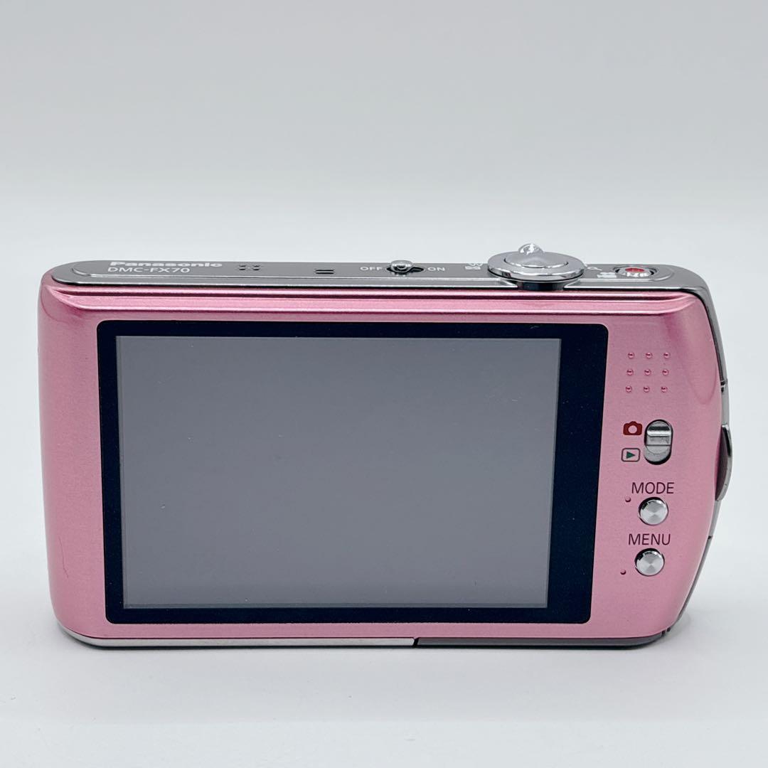 【動作品】Panasonic LUMIX DMC-FX70 ピンク デジカメ