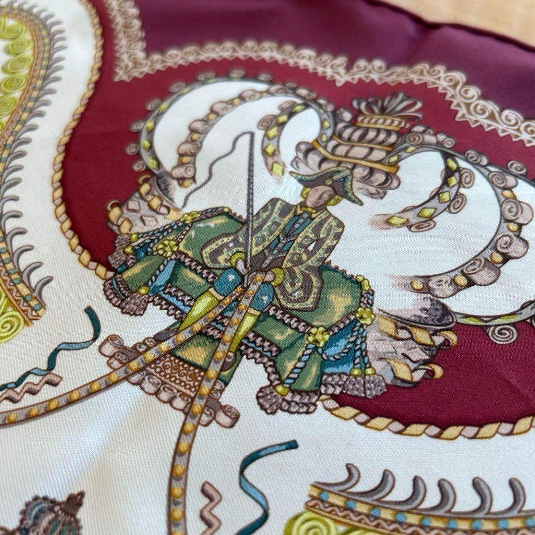 HERMES エルメス　カレ45 美品