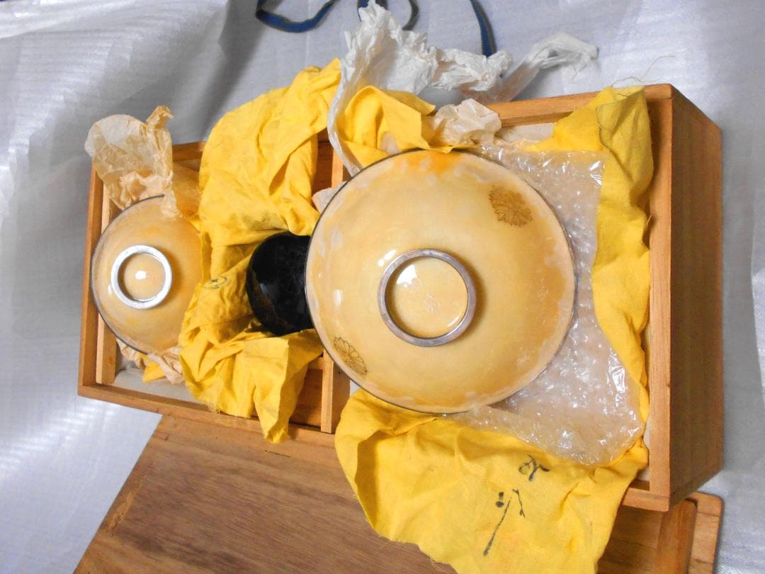 七宝焼き抹茶茶碗（大、小、ナツメ）