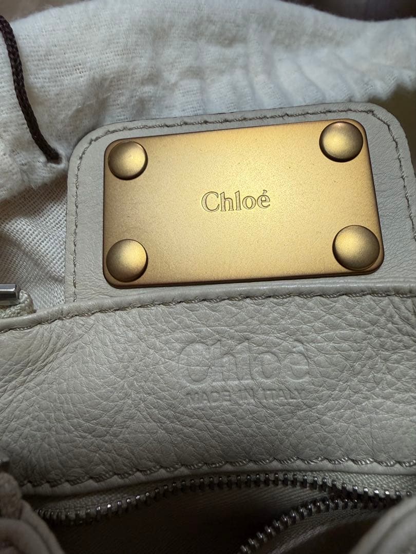 Chloé ライトベージュ ハンドバッグ 保存袋付き