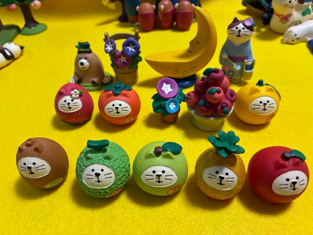 コンコンブル　三猿　ポジティブ三猿　イチョウ　もみじ　朝顔　その他