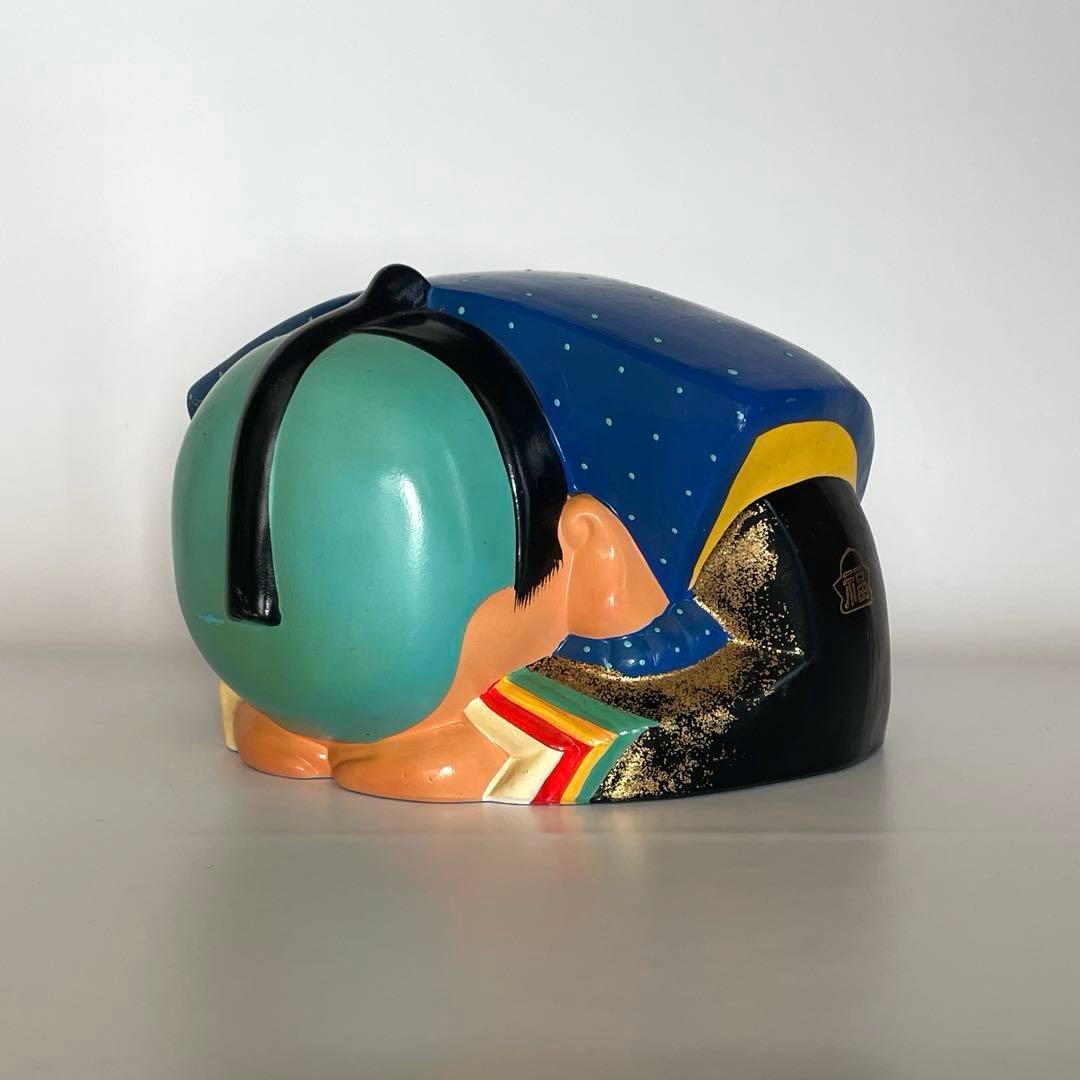 ヴィンテージ 福助人形 お辞儀 置物 オブジェ 縁起物