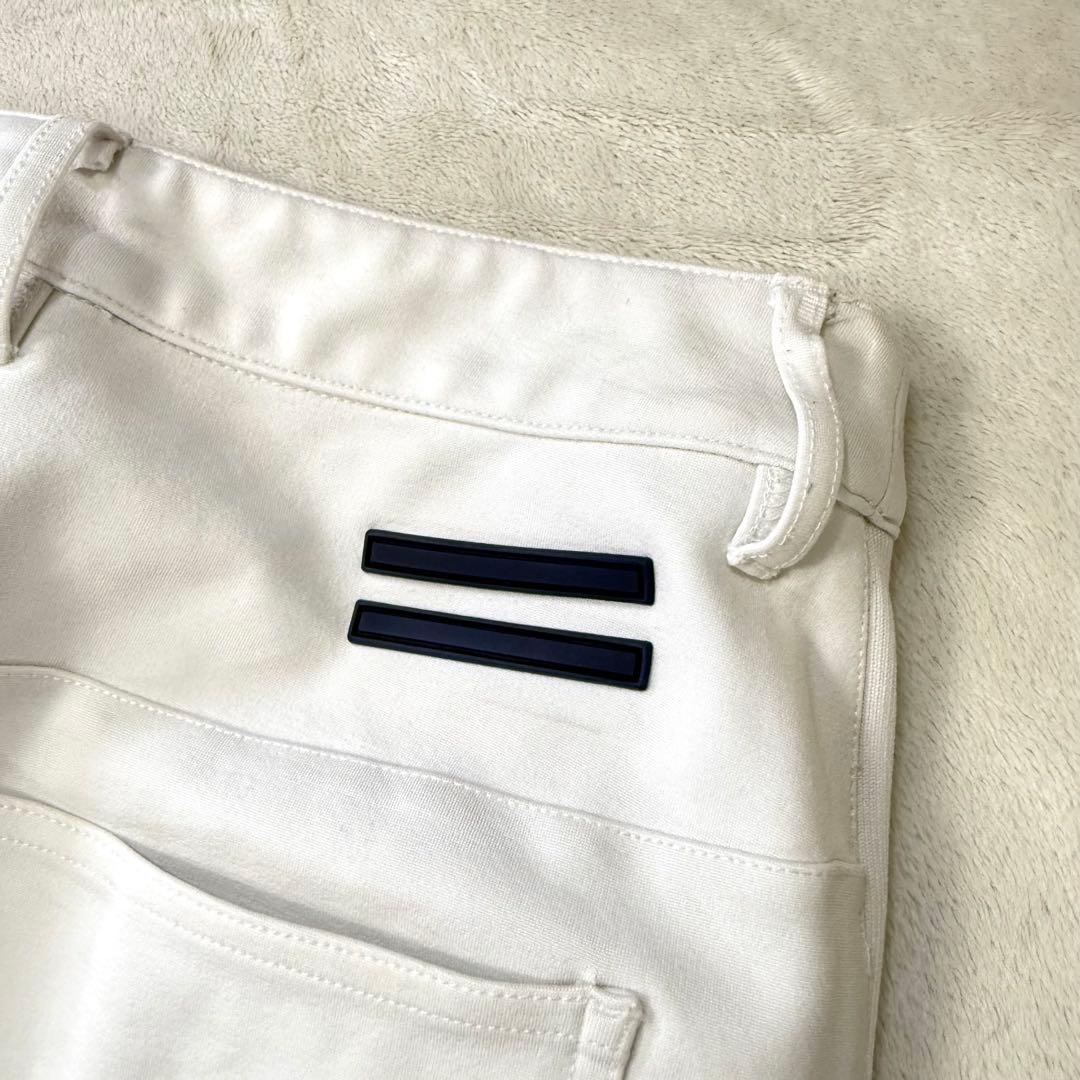 muta MARINE 立体ロゴ ストレッチ ゴルフパンツ S ホワイト