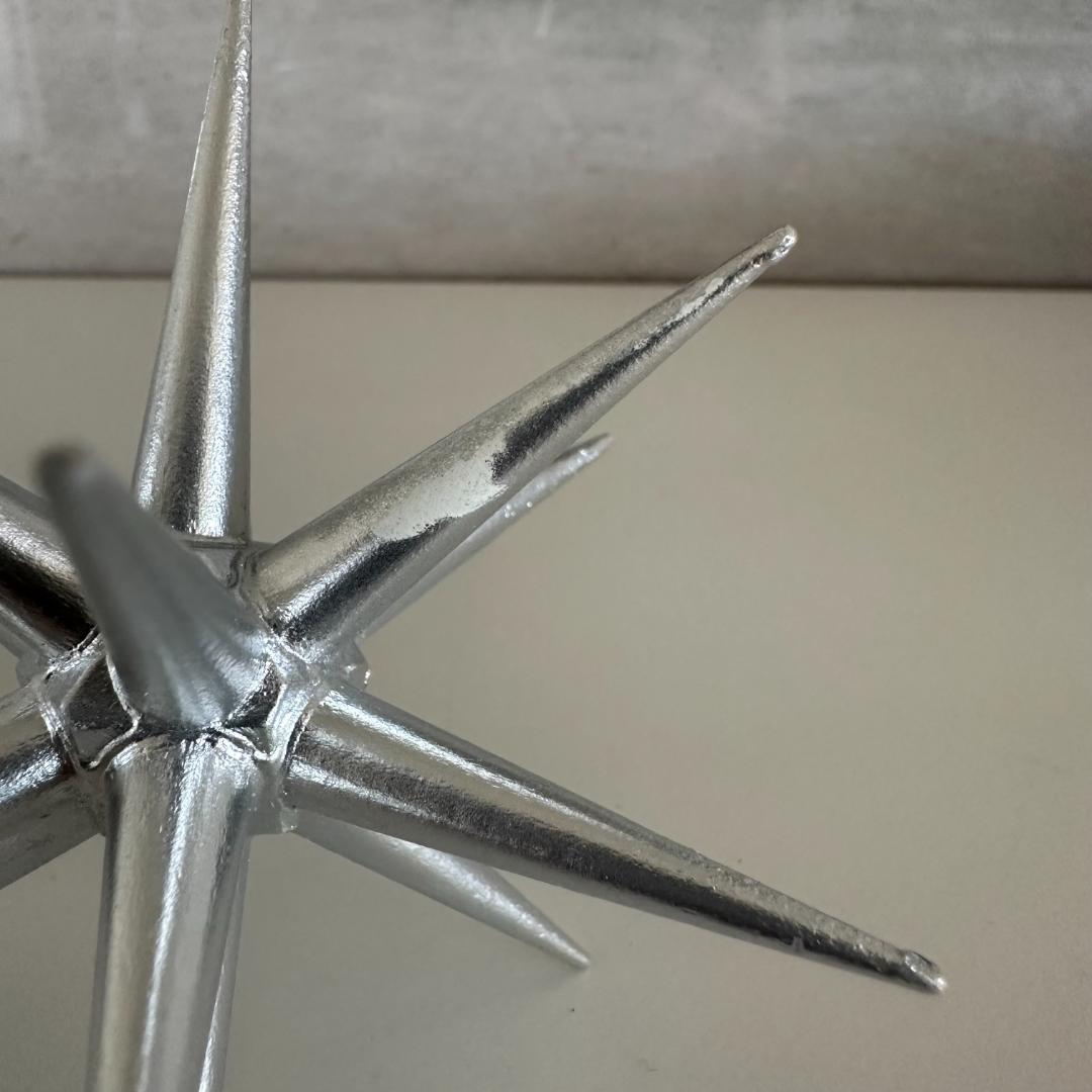 ベツレヘムの星　オーナメント　銀の星　大2個 小3個セット