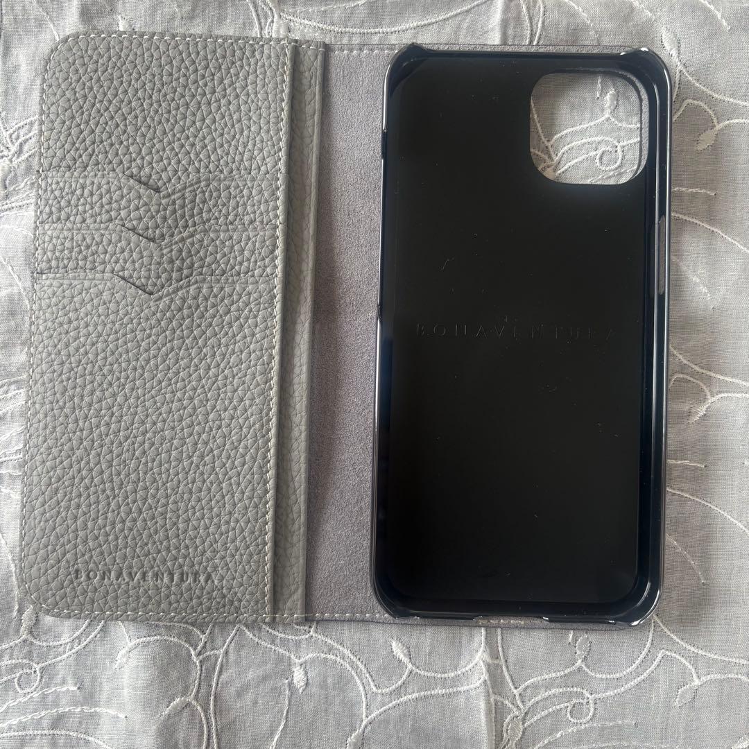 BONAVENTURA 手帳型ケース グレー iPhone13