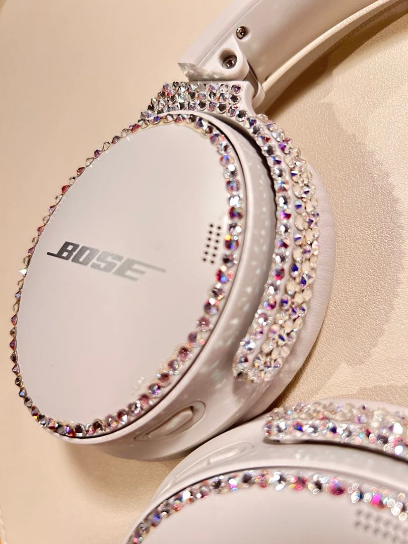 未使用！BOSE QuietComfort45デコヘッドフォンスワロフスキーキラ